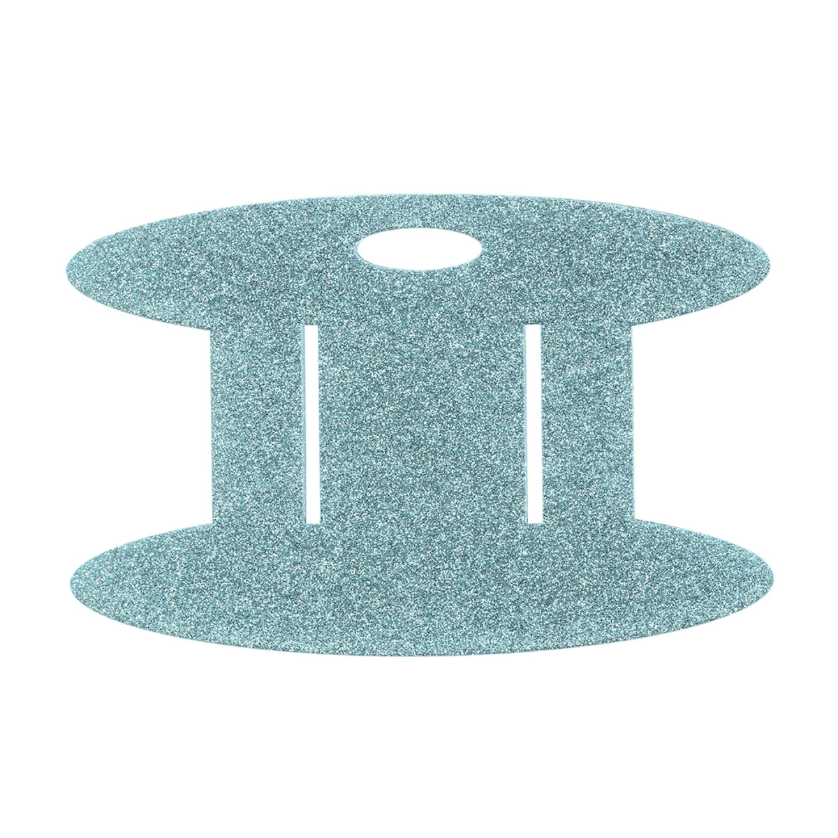 Binding Wrap and Store Spool:  Aqua Glitter