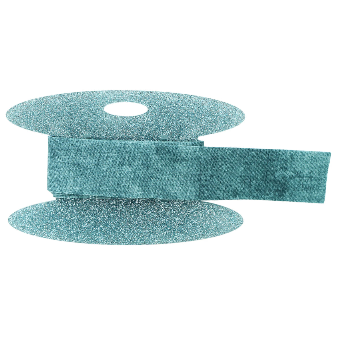 Binding Wrap and Store Spool:  Aqua Glitter