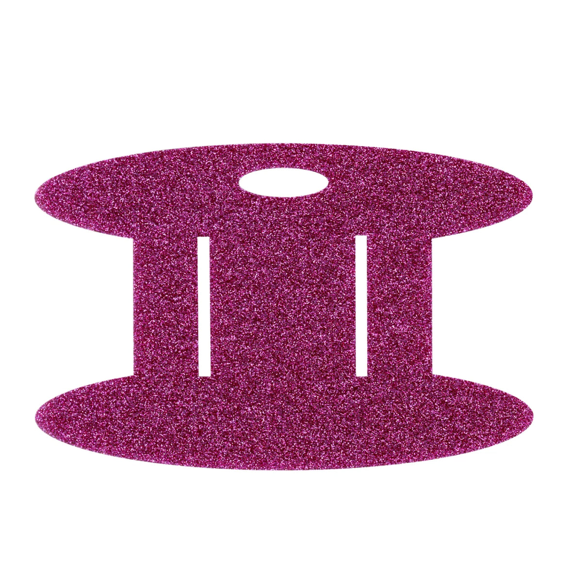 Binding Wrap and Store Spool:  Dark Pink Glitter