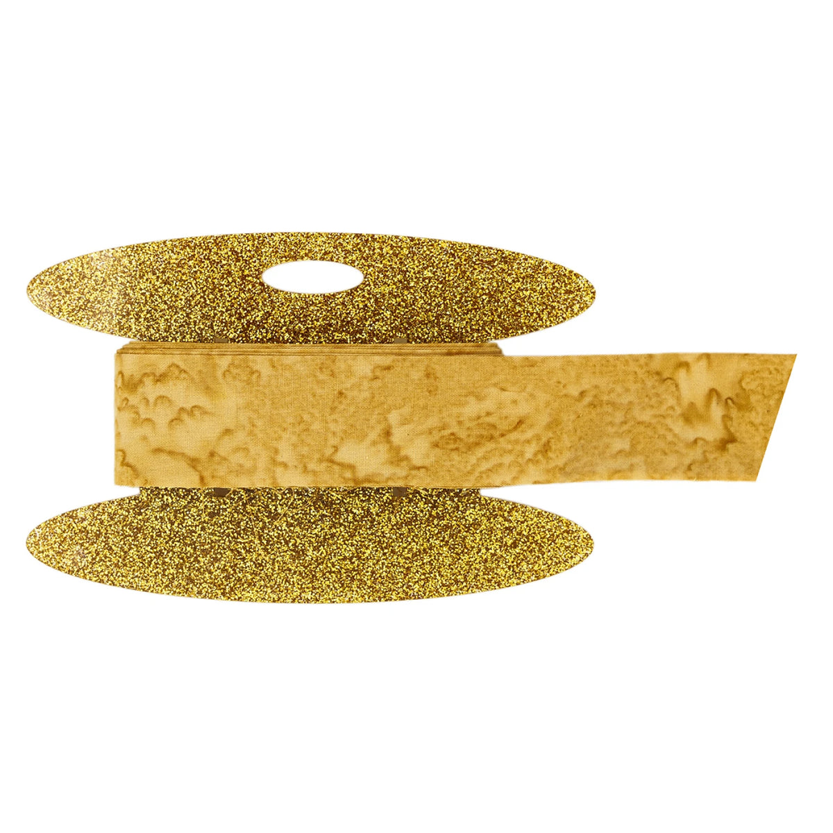 Binding Wrap and Store Spool:  Gold Glitter