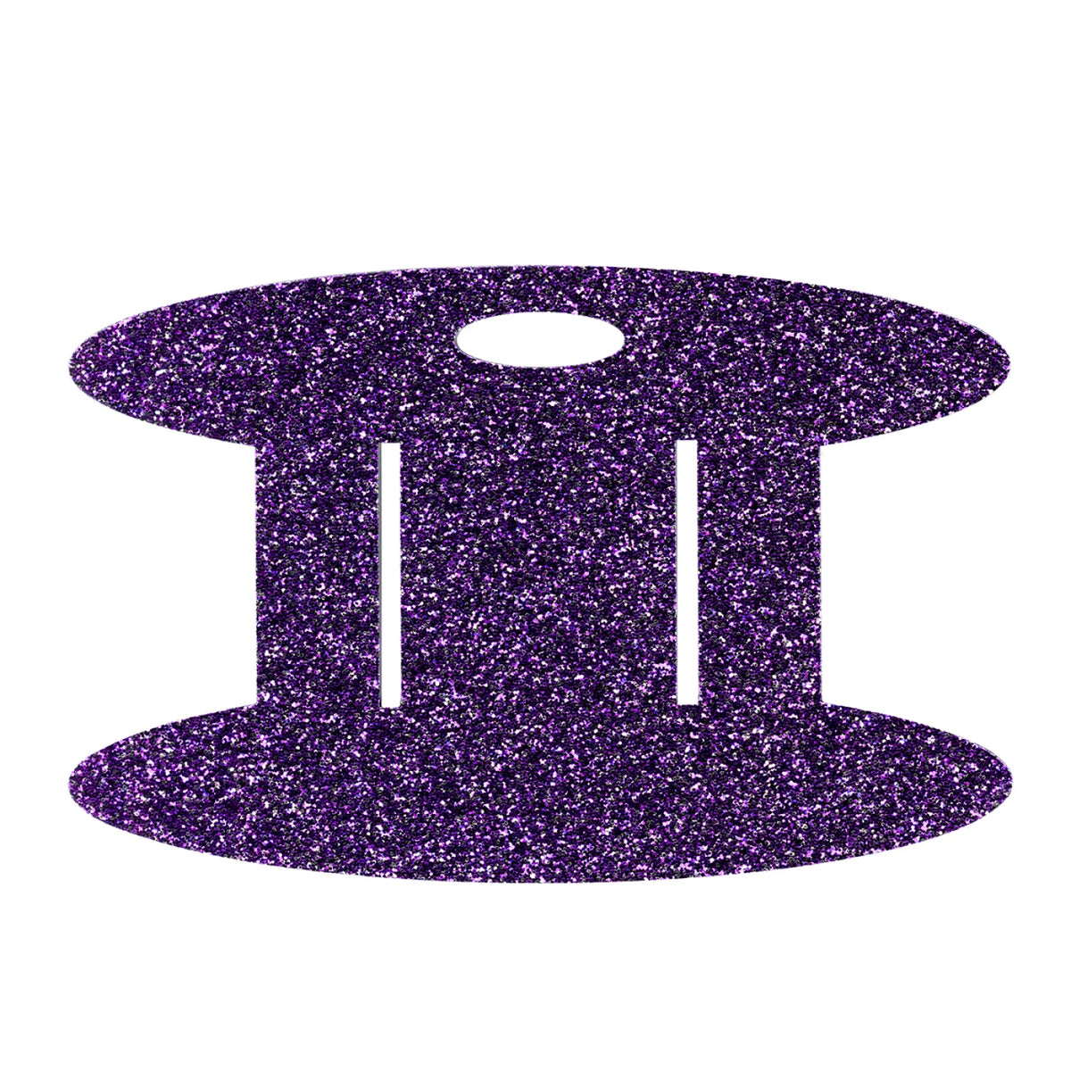 Binding Wrap and Store Spool:  Purple Glitter