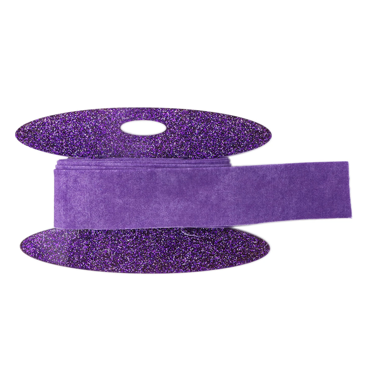 Binding Wrap and Store Spool:  Purple Glitter