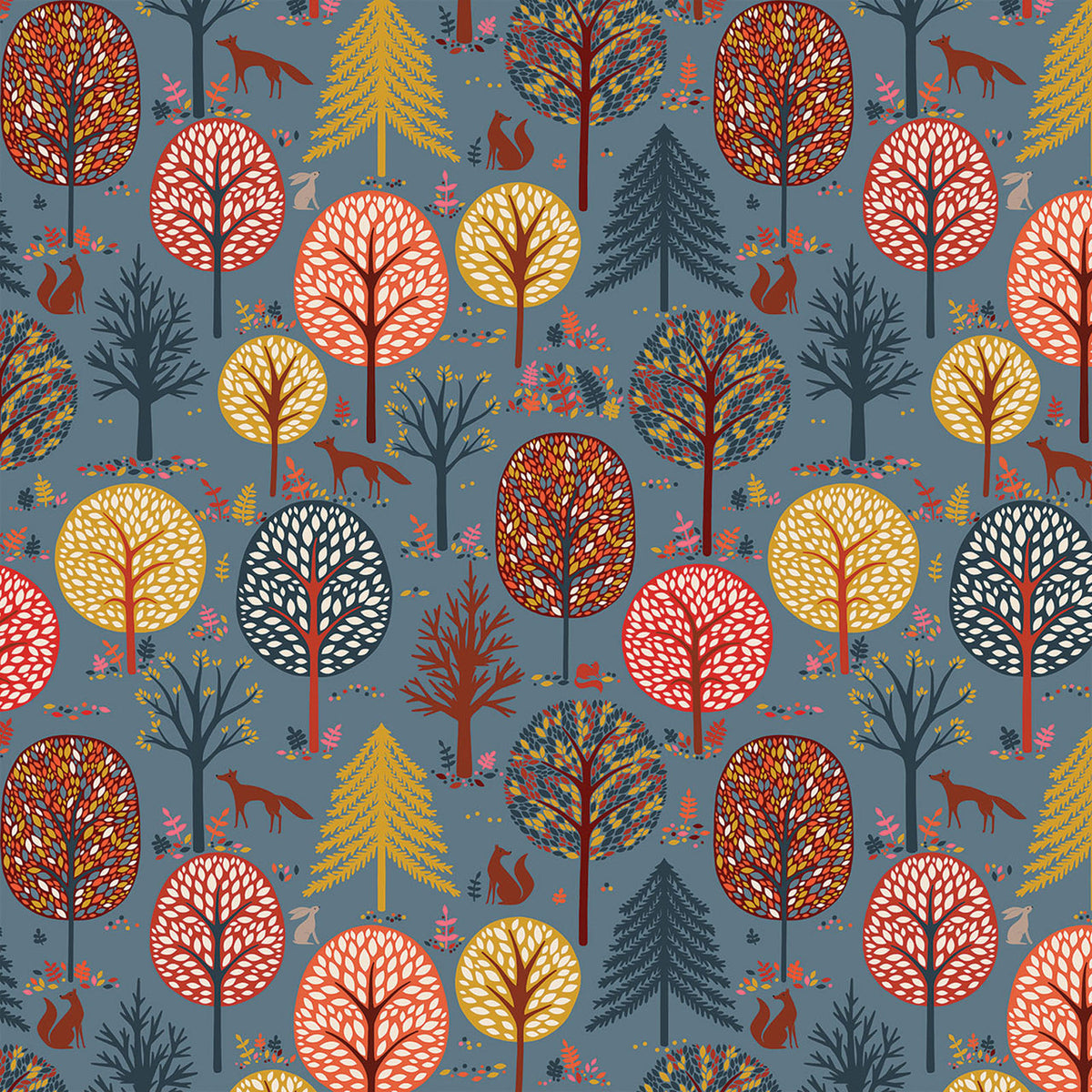New Forest- Slate New Forest: Sold by the 1/2 yard