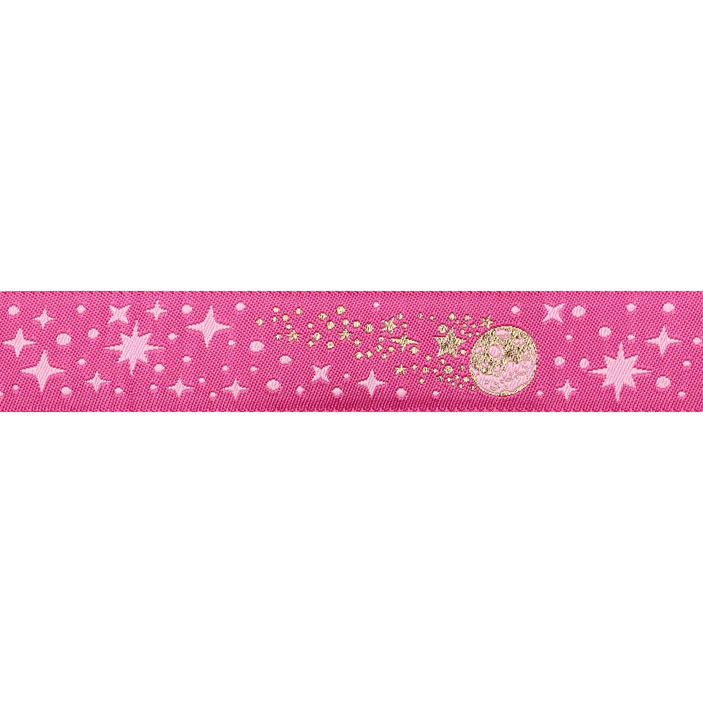 Tula Pink Meteor Shower Ribbon- Blush: Sold By the Yard