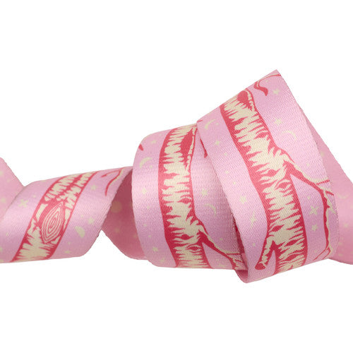 Tula Pink Big Tree- Honey, 1.5" Webbing: Sold By the Yard