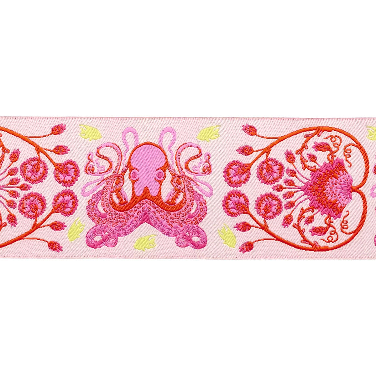 Octogarden- Coralline 1 7/8" Ribbon: Sold by the Yard