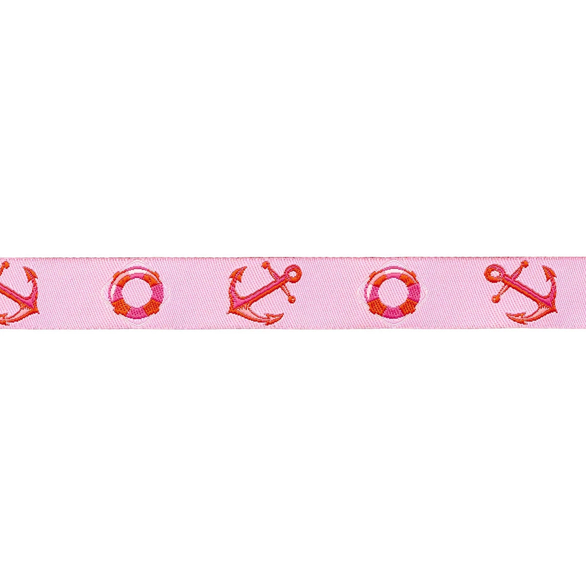 Floaties and Sinkies- Coralline 5/8" Ribbon: Sold By the Yard