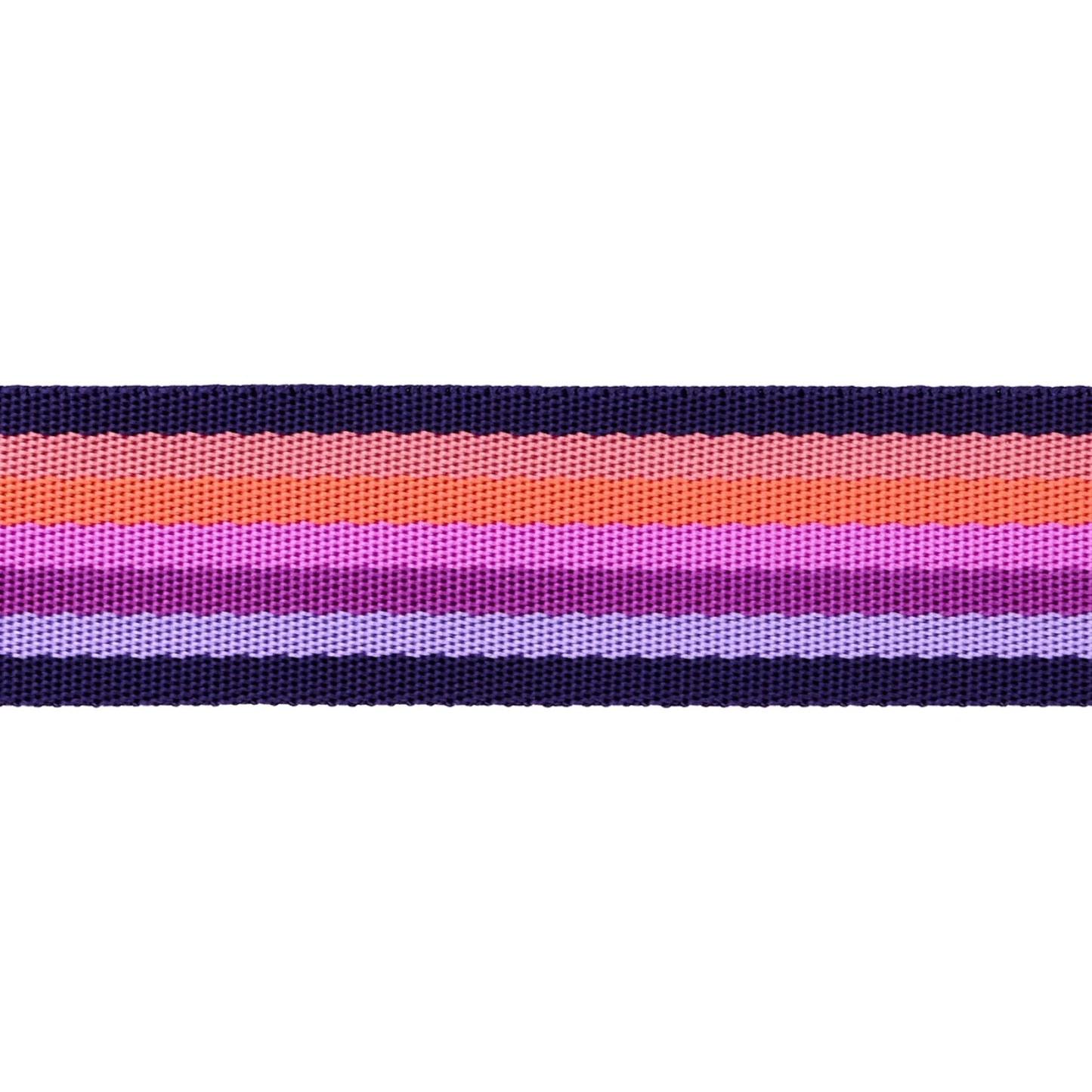 Floral Reef- Ultraviolet Smooth Sailing 1.5" Webbing: Sold By the Yard