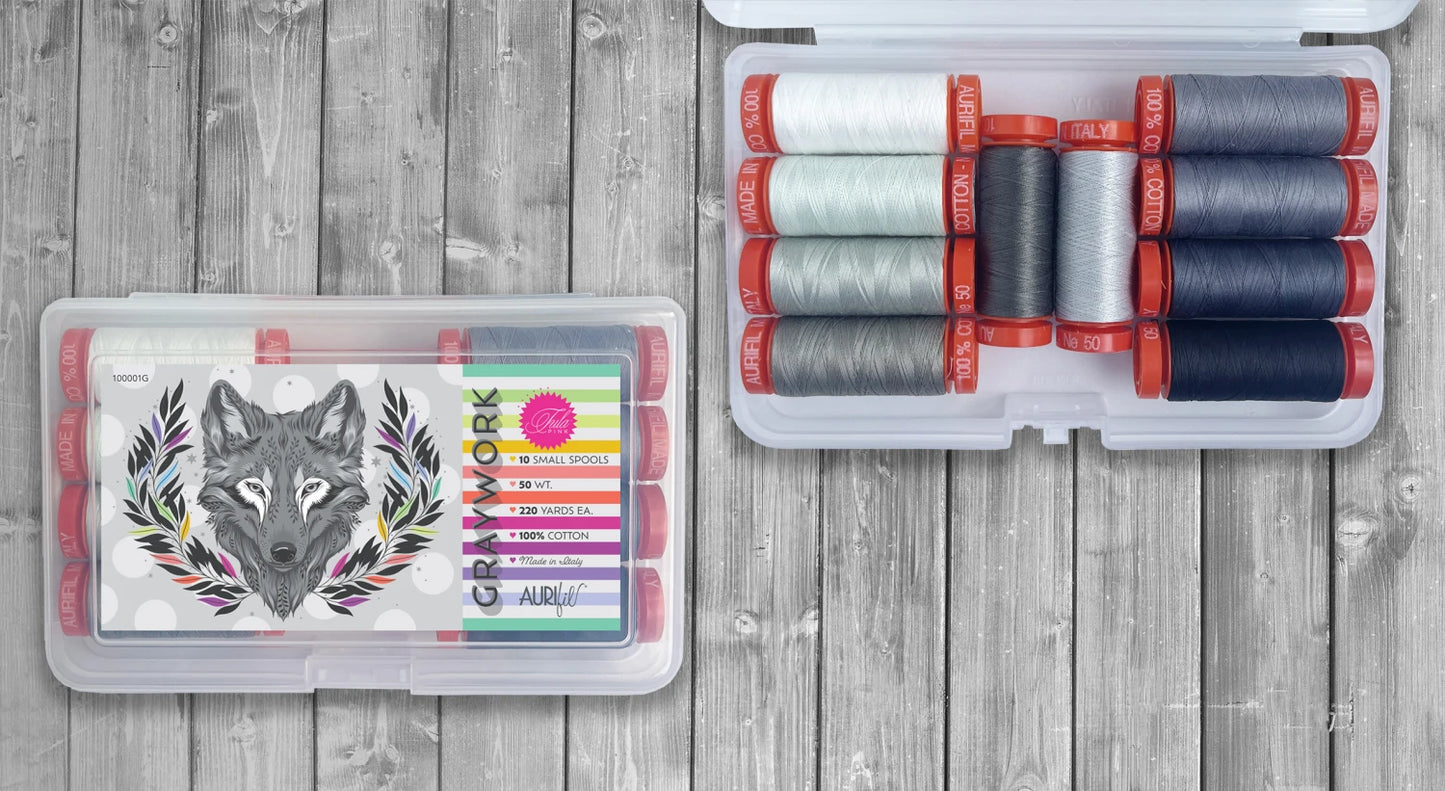 Tula Pink's Graywork: 10 Small Spools