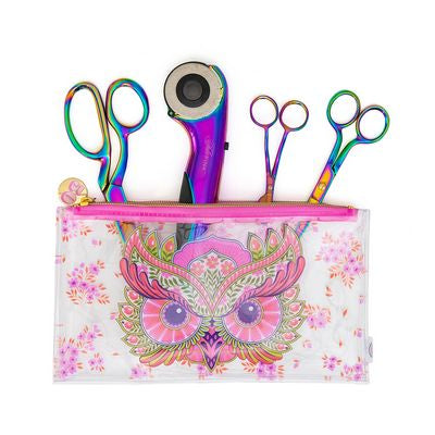 Tula Pink Hootie Pencil Pouch, 50th Anniversary: PREORDER