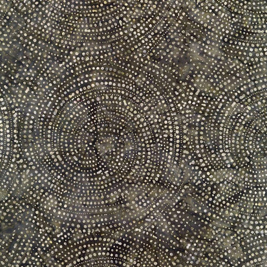 Tonga Batik- Truffle Dotty Spiral: Sold By The 1/2 Yard