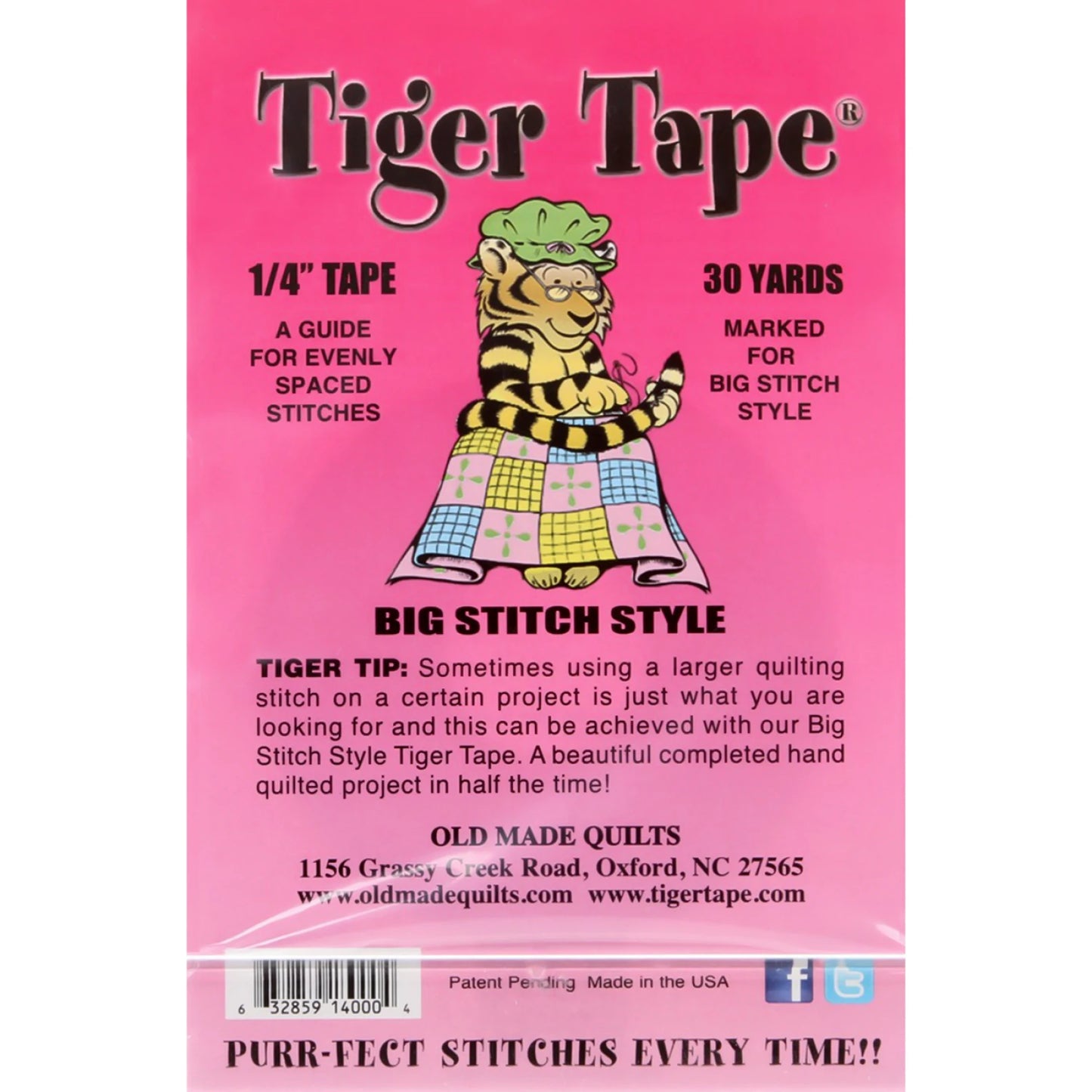 Tiger Tape- Big Stitch Style: 30 yards