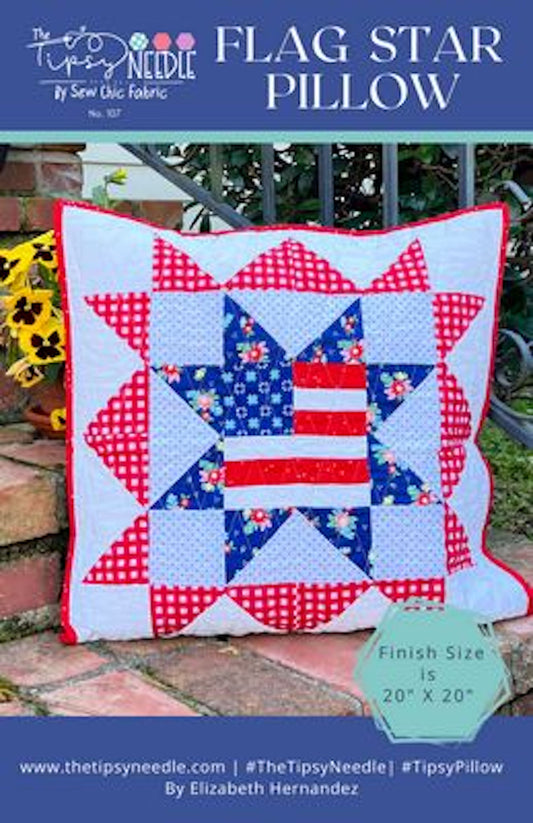 Flag Star Pillow Pattern