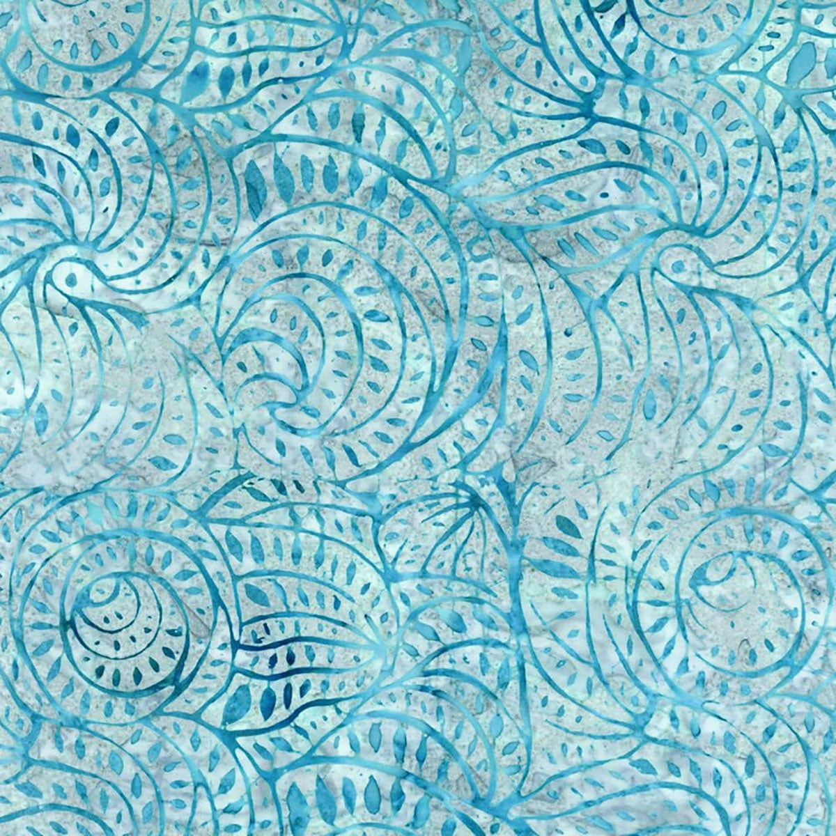 Tonga Batik- Marine Pea: Sold By The 1/2 Yard