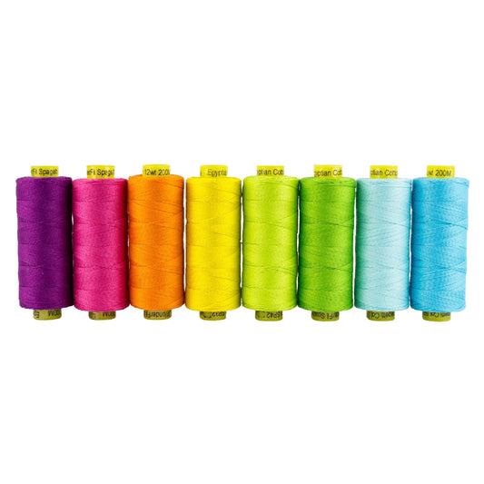 WonderFil Spagetti Color Set: Tropics, 8 Spools