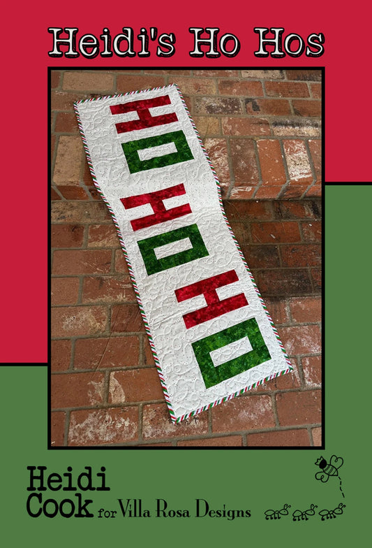 Heidi's Ho hos Table Runner Pattern (Cardstock)