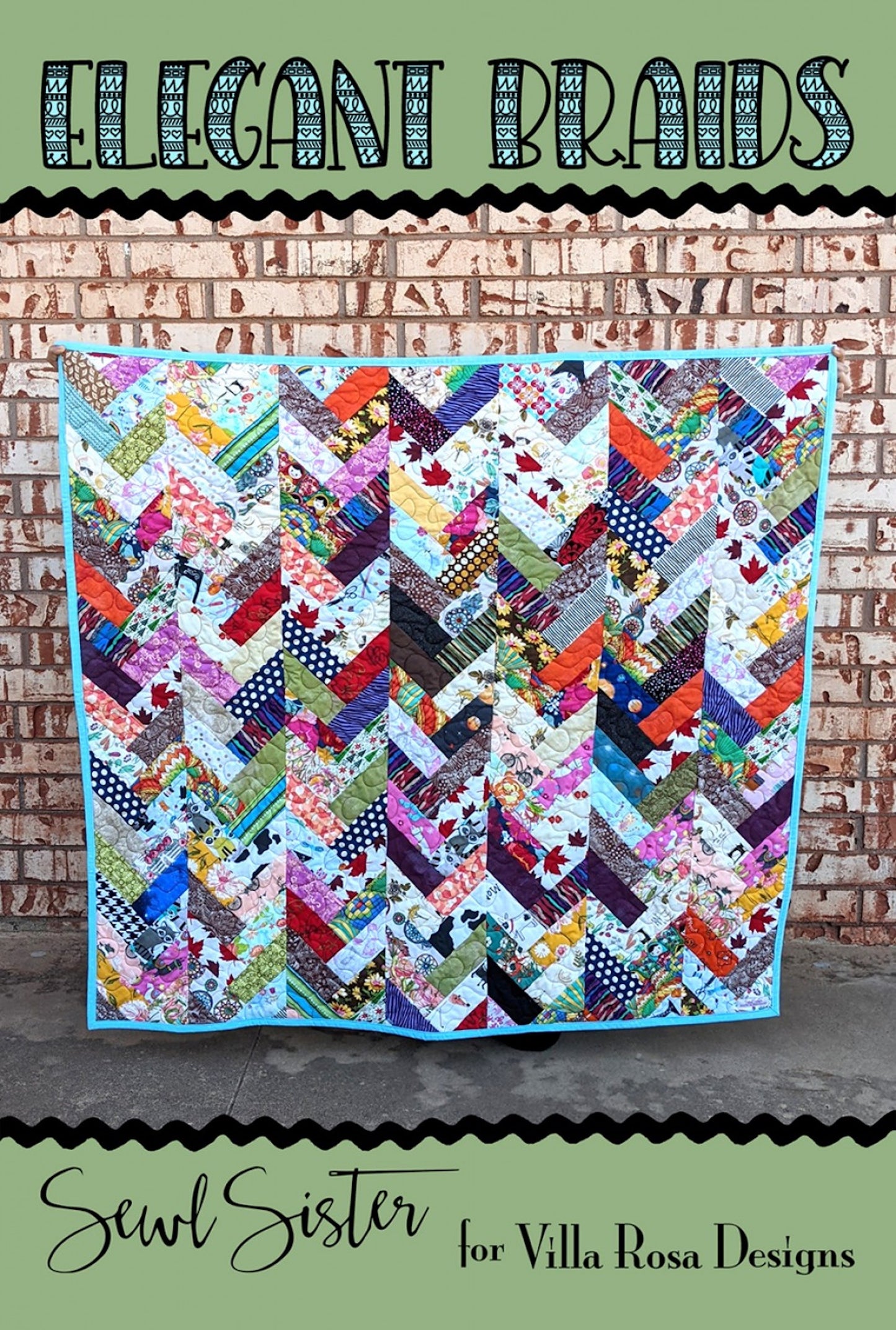 Elegant Braids Quilt Pattern (Cardstock)