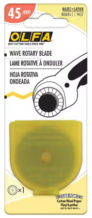 Olfa 45mm Rotary Cutter Decorative Edge Wave Blade