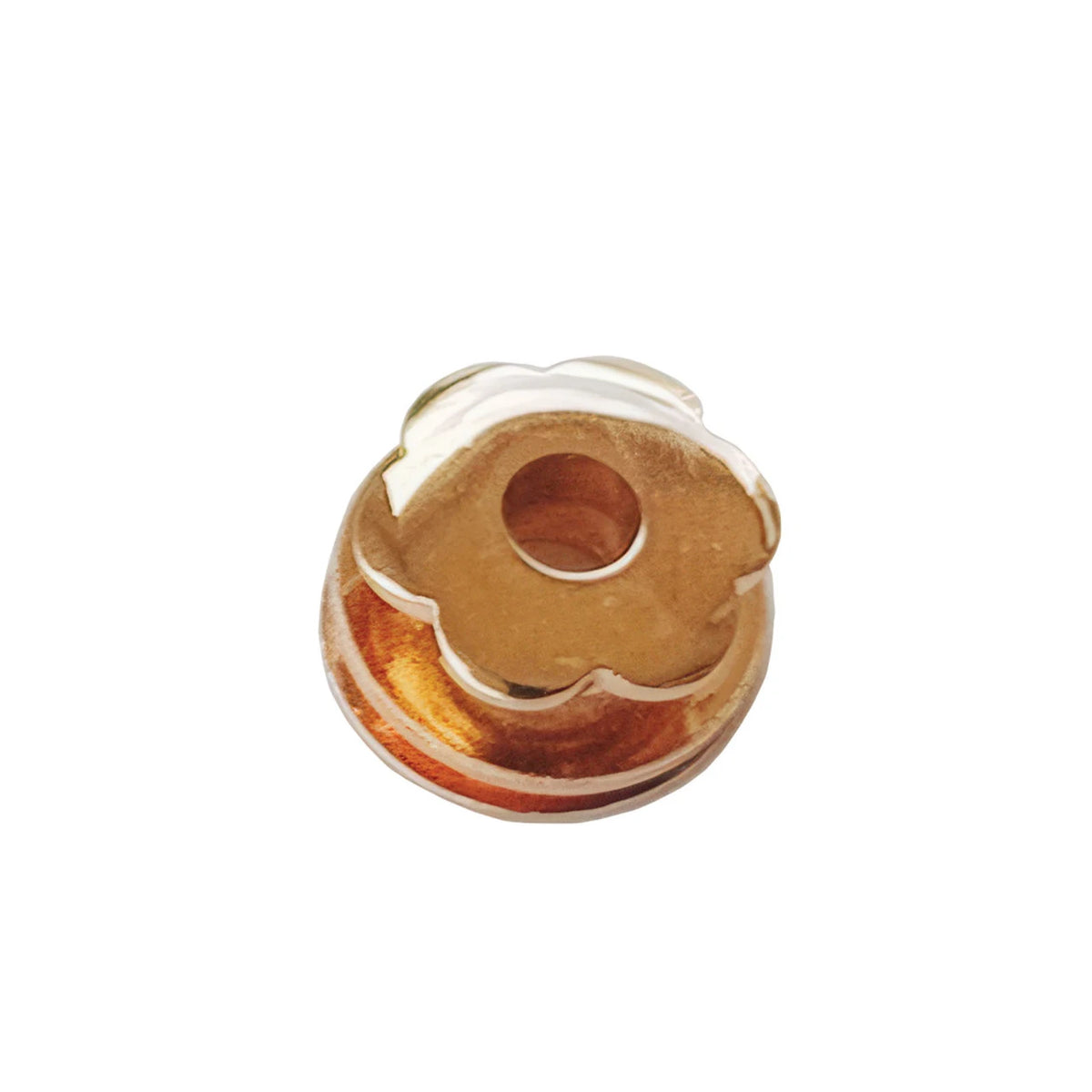 3/4" Magnetic Snaps- Rose Gold Flower: 2 snaps