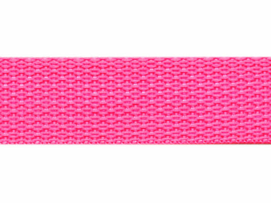 PolyPro 1" Webbing- Hot Pink