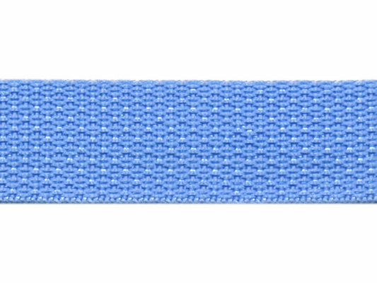 PolyPro 1" Webbing-Light Blue: Sold By the Yard- Cut Continuously