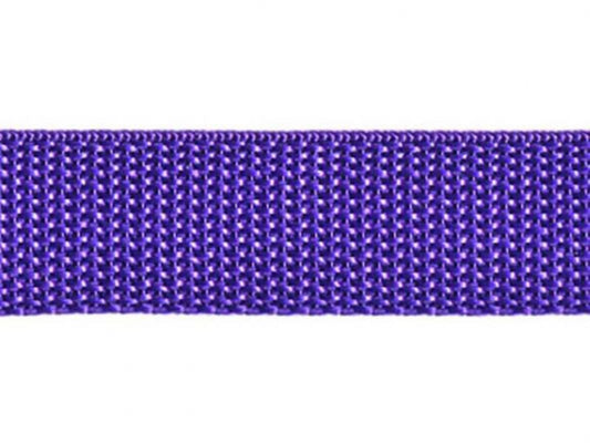 PolyPro 1" Webbing- Purple: Sold By the Yard- Cut Continuously