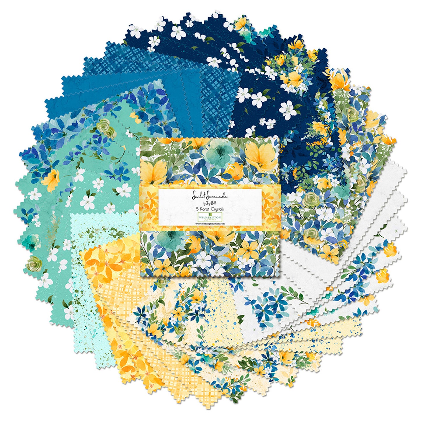 Sunlit Serenade- 5 karat Crystals Pack- 42 PCS