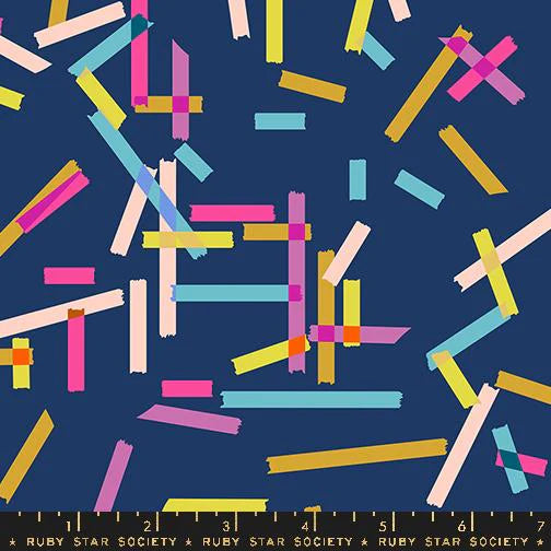 Washi Plus- Navy Washi Tape: Sold by the 1/2 yard