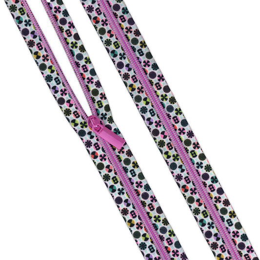Prince Charming Deja Vu- Taffy Zipper Tape: 3 yards