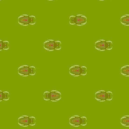 Sun Print 2023- Peridot Scarab: Sold by the 1/2 yard