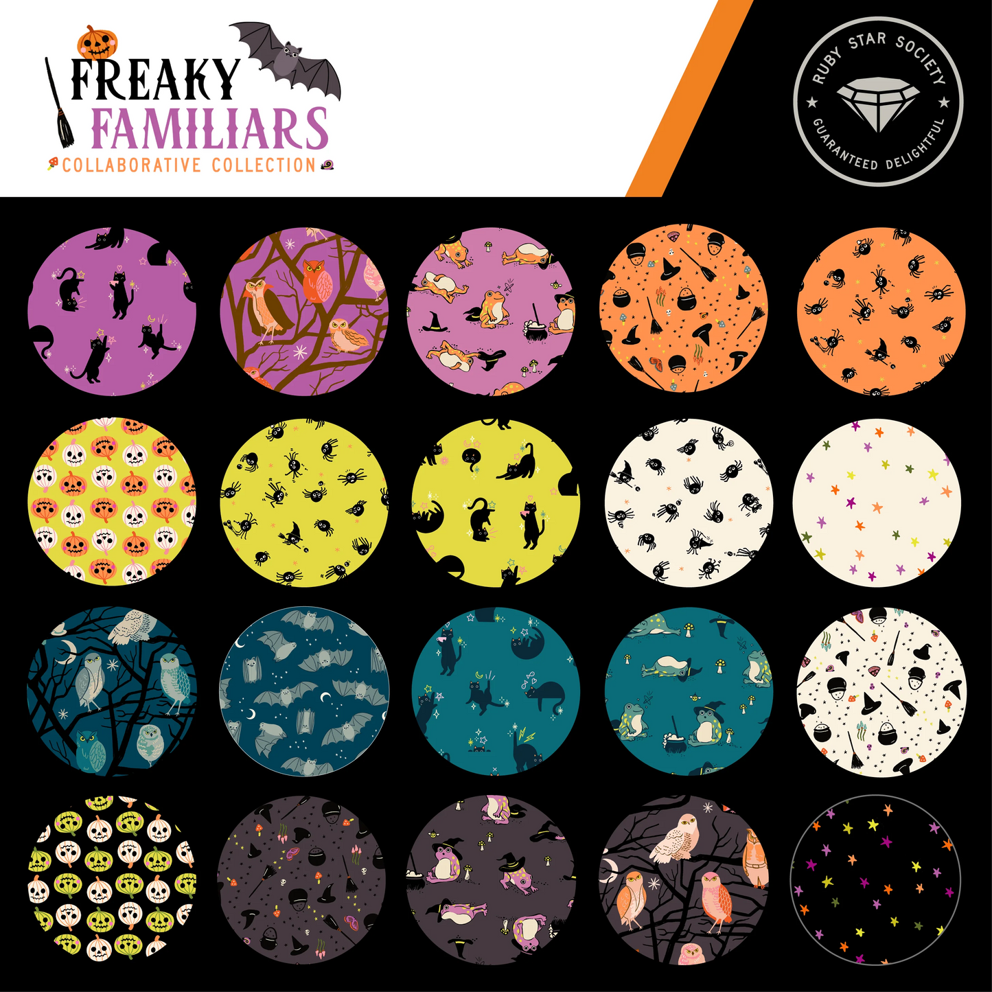 Freaky Familiars 2.5" Mini Charm Pack: 42 Pc