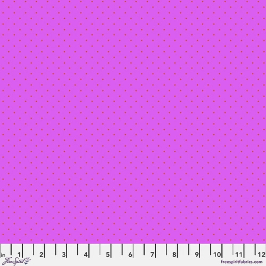 True Colors Tiny Dots- Thistle: Sold by the 1/2 yard