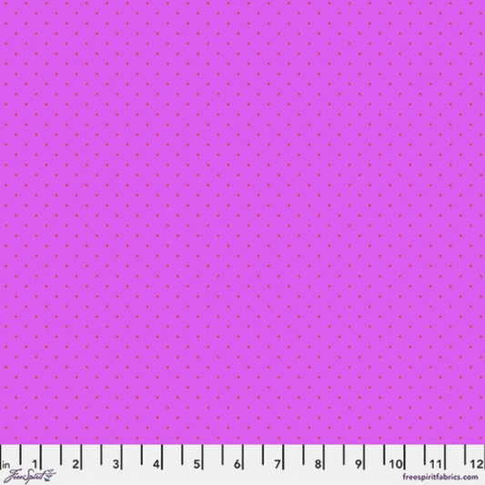 True Colors Tiny Dots- Thistle: Sold by the 1/2 yard