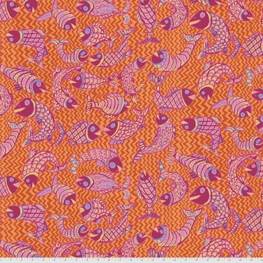 Kaffe Fassett Collective August 2021- Koi Polloi Orange