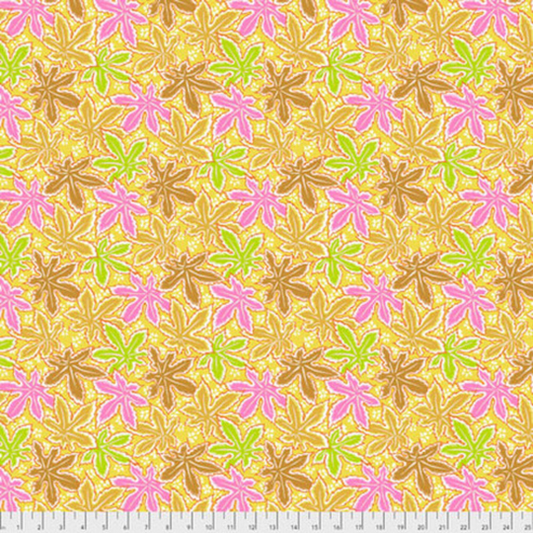 Kaffe Fassett Collective Spring 2018- Leaf Yellow