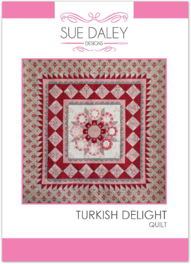 Sue Daley Designs - "Turkish Delight"  EPP Quilt Kit w/ Paper Pieces & Acrylic Templates