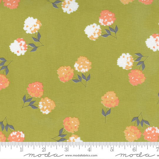 Cozy Up- Moss Clover Floral