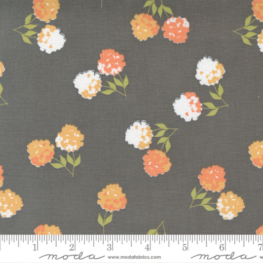 Cozy Up- Grey Skies Clover Floral