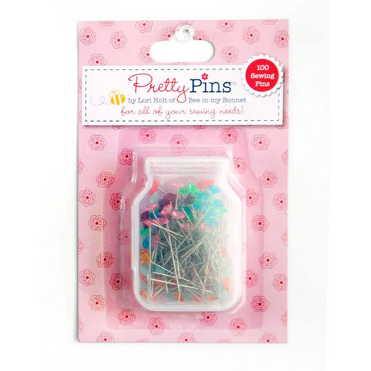 Lori Holt Pretty Pins- 36mm Sewing Pins- 100 Count