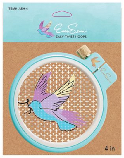 EverSewn 4" Easy Twist Embroidery Hoop