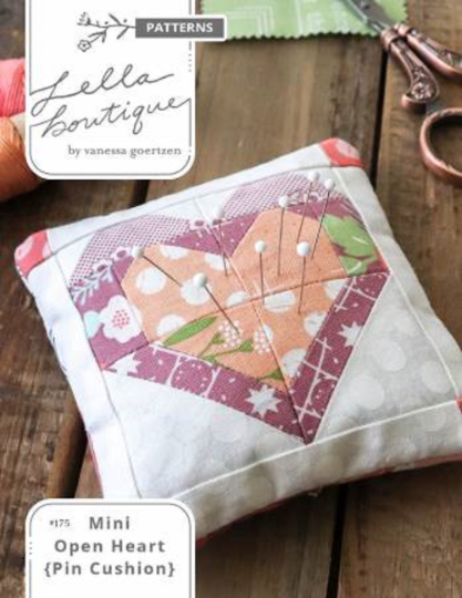 Mini Open Heart Pin Cushion Pattern