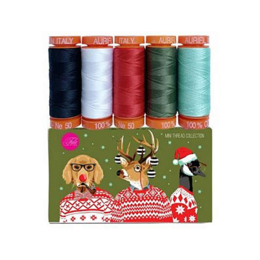 Tula Pink's Holiday Homies Thread Set- 5 Spools