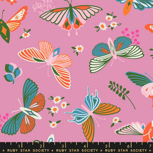 Stay Gold- Kiss Flutter: Sold by the 1/2 yard