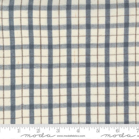 Urban Homestead Wovens- Cloud Windowpane Plaid: Sold by the 1/2 yard