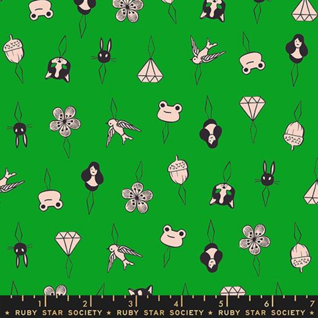 1-800-Notion- Deep Verdant Thread Charms: Sold by the 1/2 yard