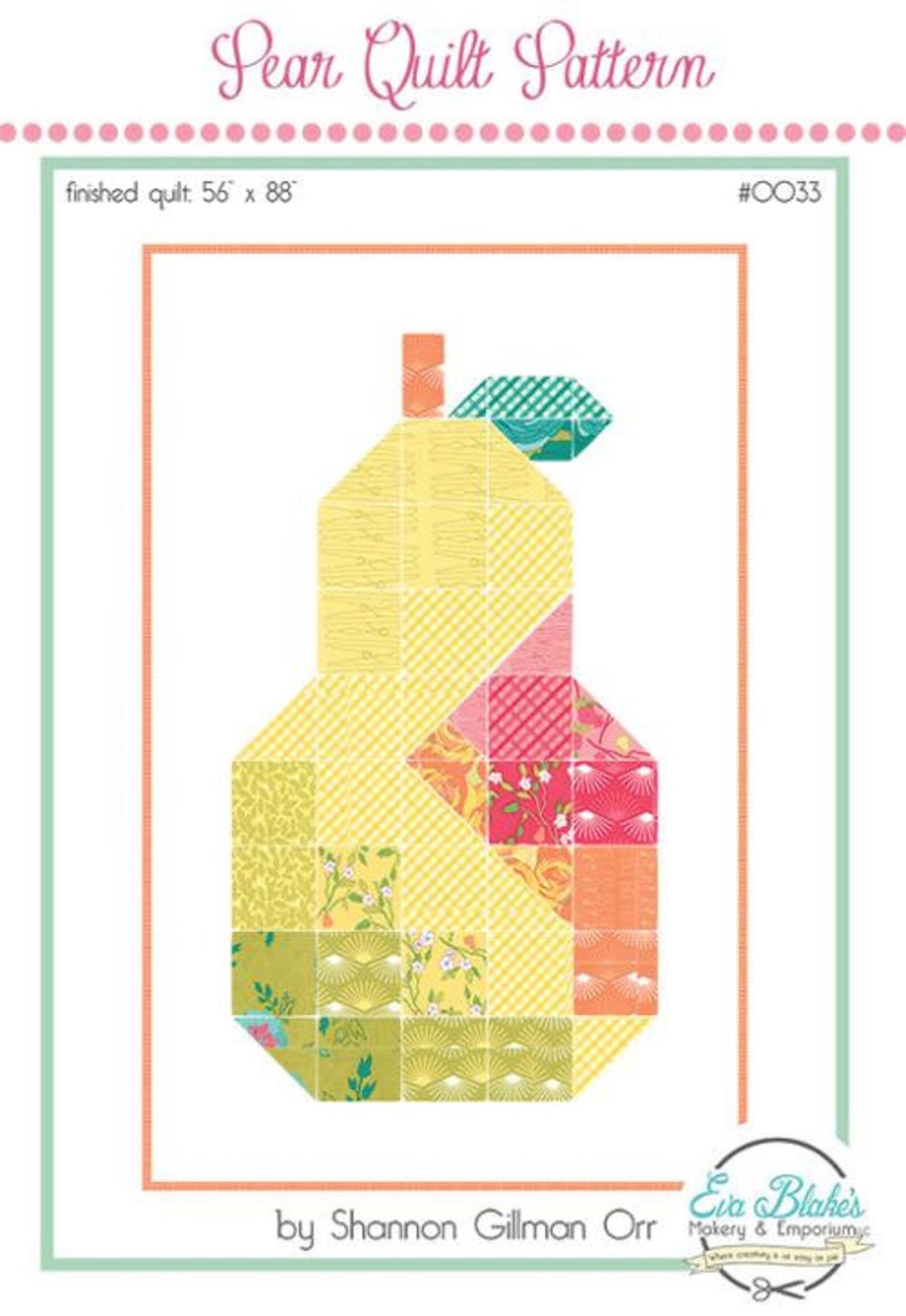 Pear Quilt Pattern