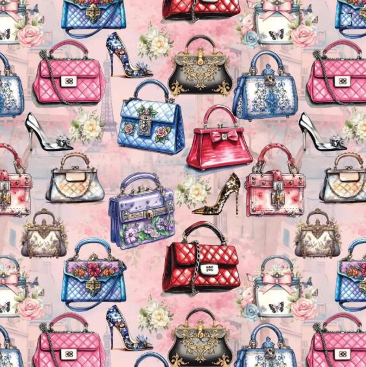 En Vogue- Pink Handbag Boutique: Sold by the 1/2 yard
