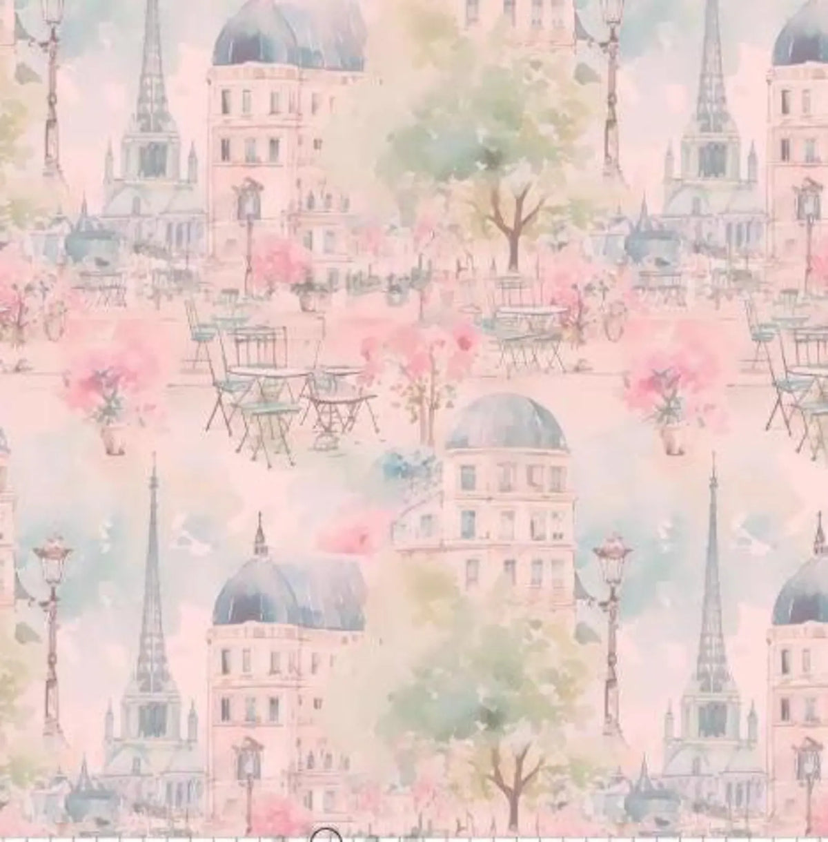 En Vogue- Pink Paris: Sold by the 1/2 yard