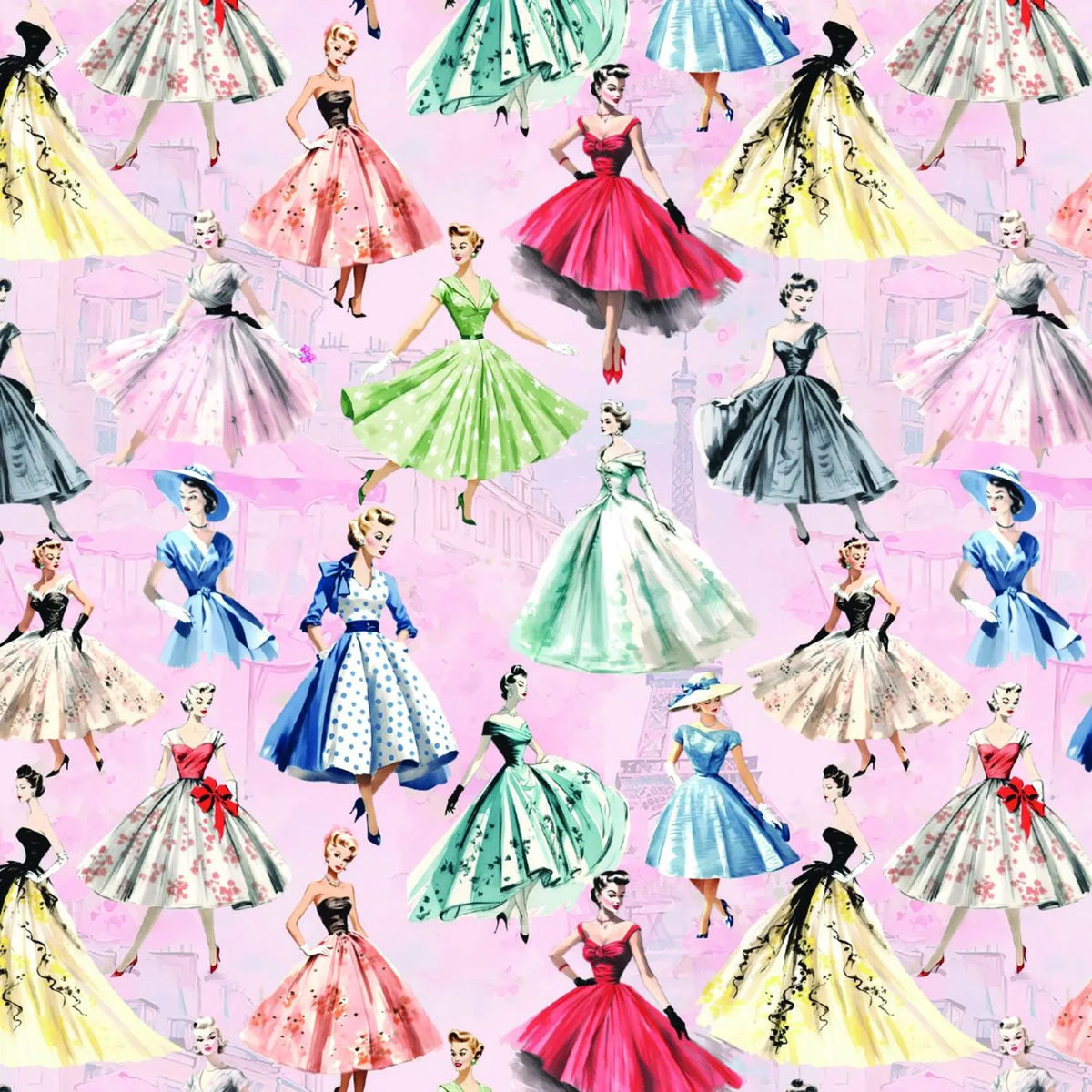 En Vogue- Pink Enchanted: Sold by the 1/2 yard