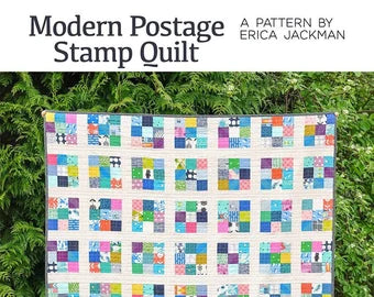 Modern Postage Stamp Quilt Pattern